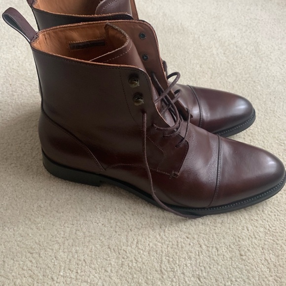 New without tags Vince Camuto men’s brown leather boots size 11 - Picture 5 of 8